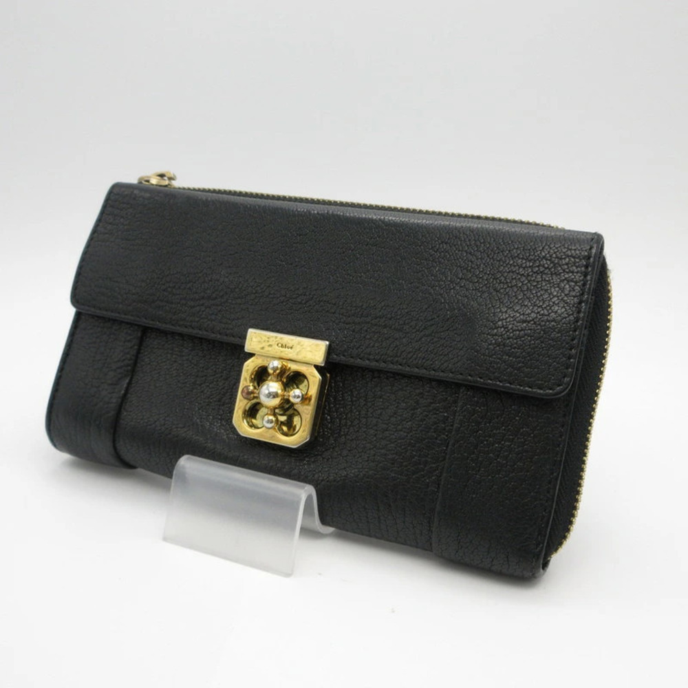 Chloe Long Wallet Black